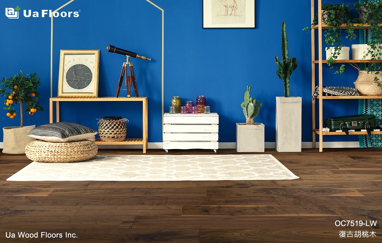 Ua Floors - PRODUCTS|Leathered Walnut Engineered Hardwood Flooring