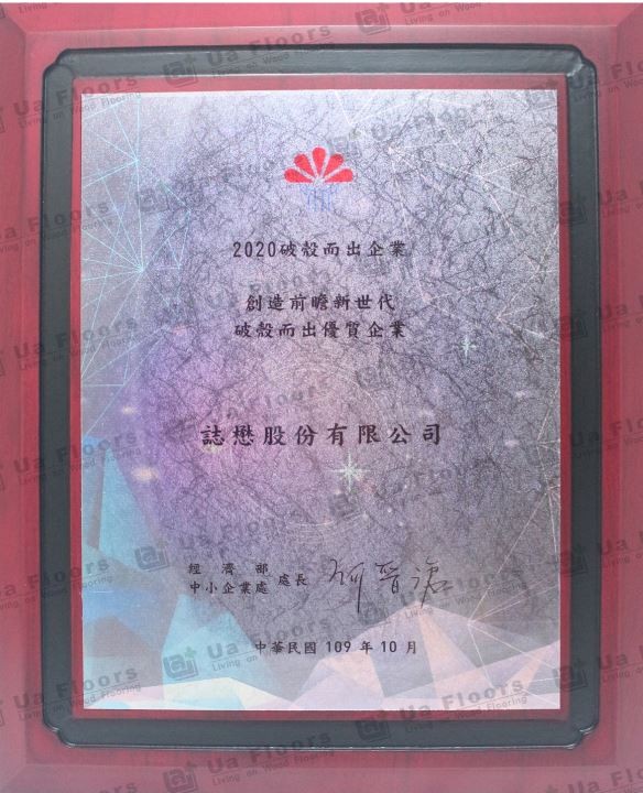 Ua Floors - 2020_破殼而出獎